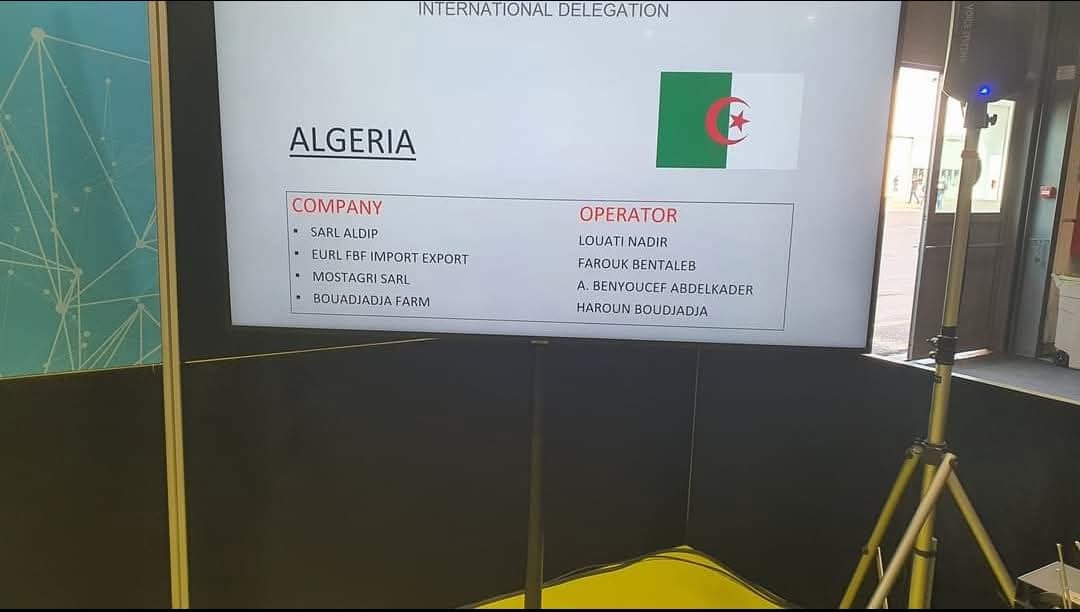 Bouadjadja Farm team travelling internationally